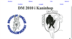 Desktop Screenshot of dm2010.kaninhop.dk